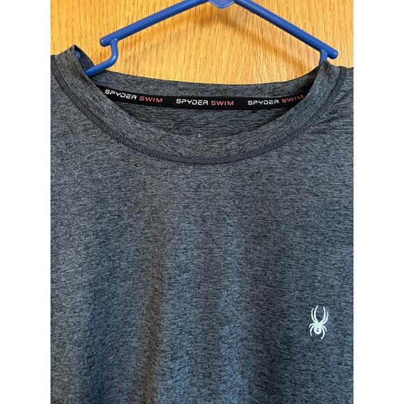 Spyder Rash Guard gray long sleeve T-shirt, men's size XL - Picture 1 of 8